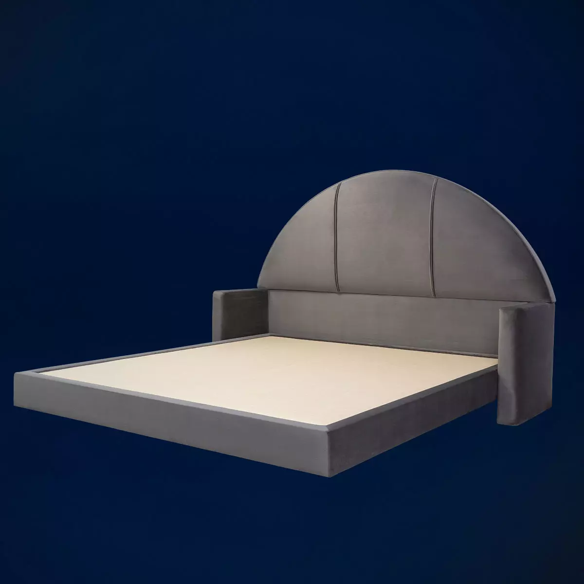 Bäsk Set Circle Başlık | Baza Karyola Başlık Takımı Özel Tasarım Yatak Odası Mobilyası Modern Lüks