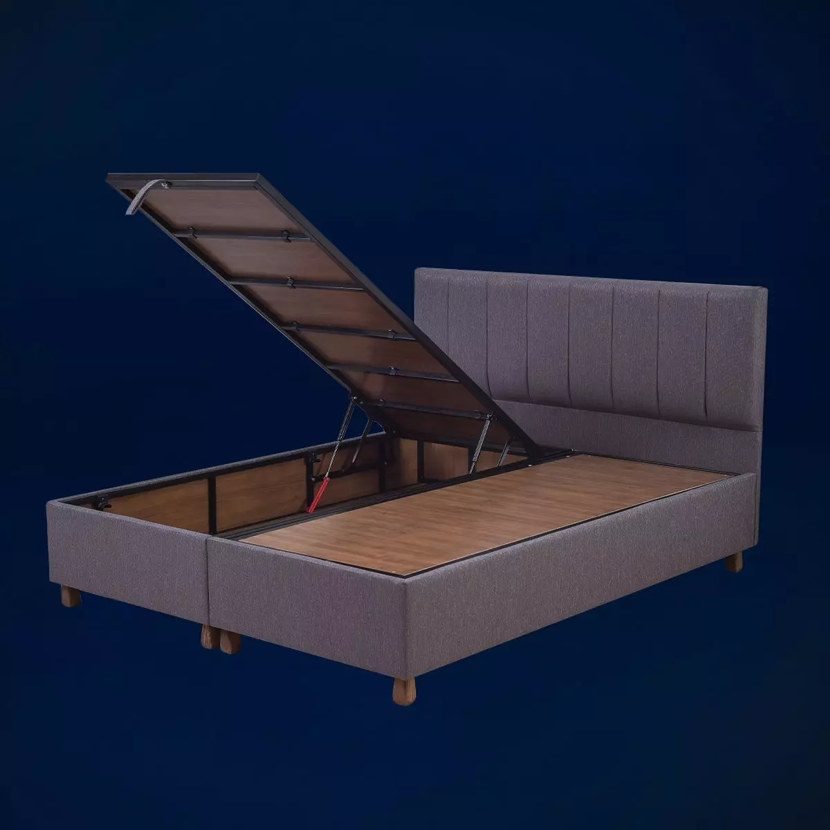 Hälsa Calm Sandıklı Baza | Kişiye Özel Üretim Karyola Yatak Odası Mobilyası