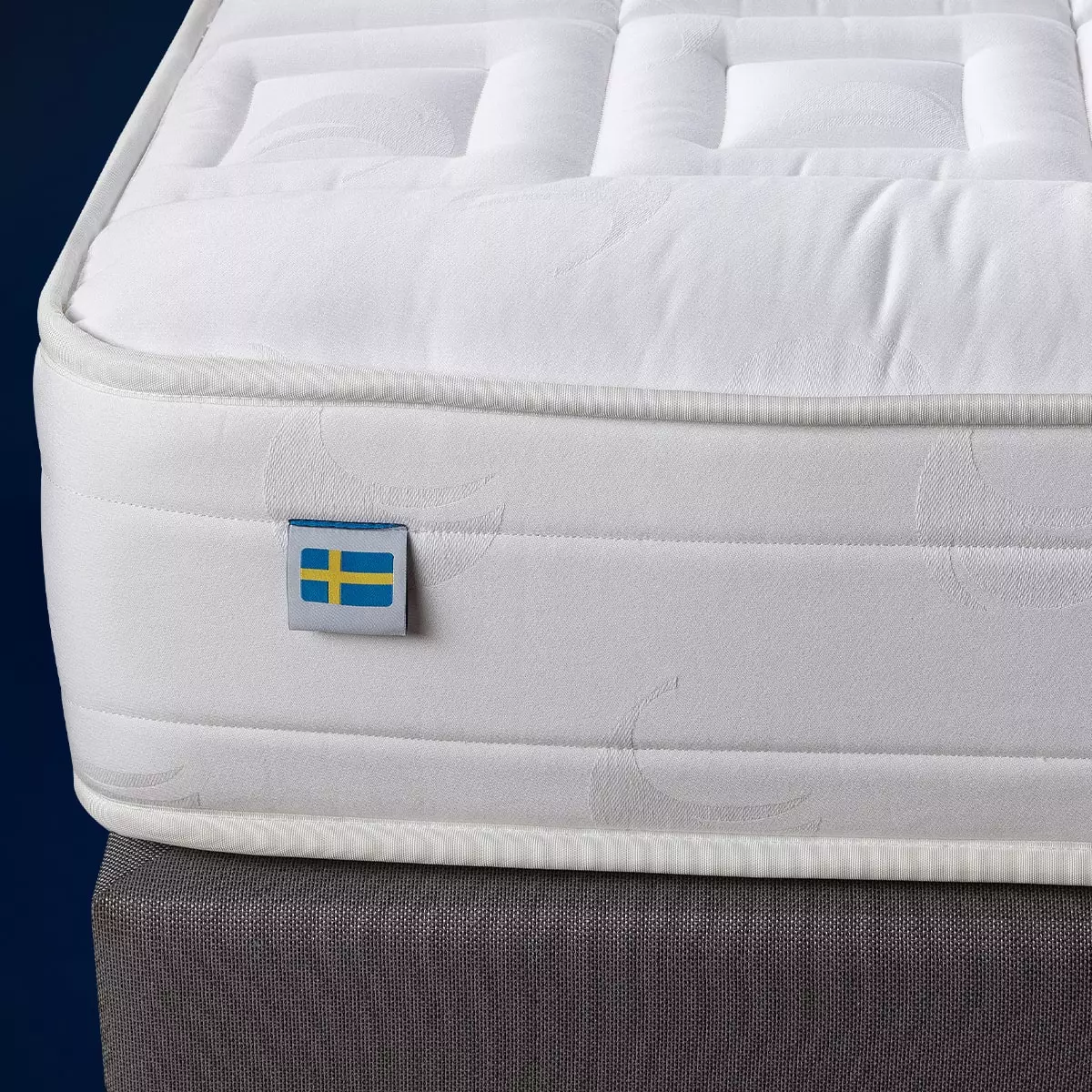Hälsa Jönköpings Yatak | Kaset Pamuk Dolgu Paket Yay Sistemi doğal yatak