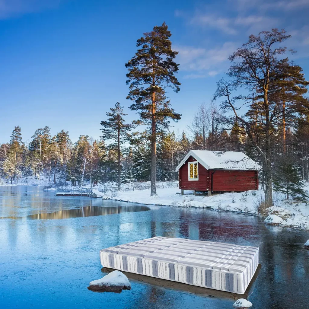 Stockholm doğal pamuk yün yatak doğal yatak